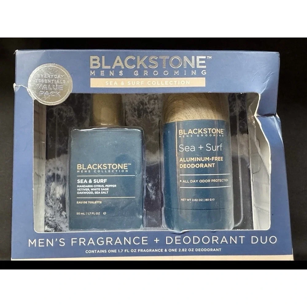 Blackstone Grooming Sea & Surf Collection Men's Fragrance New Unopened